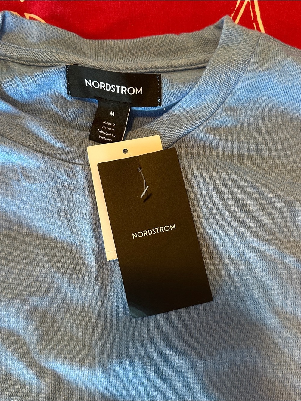 Nordstrom Men’s Sky Blue Crewneck Short Sleeve Tee